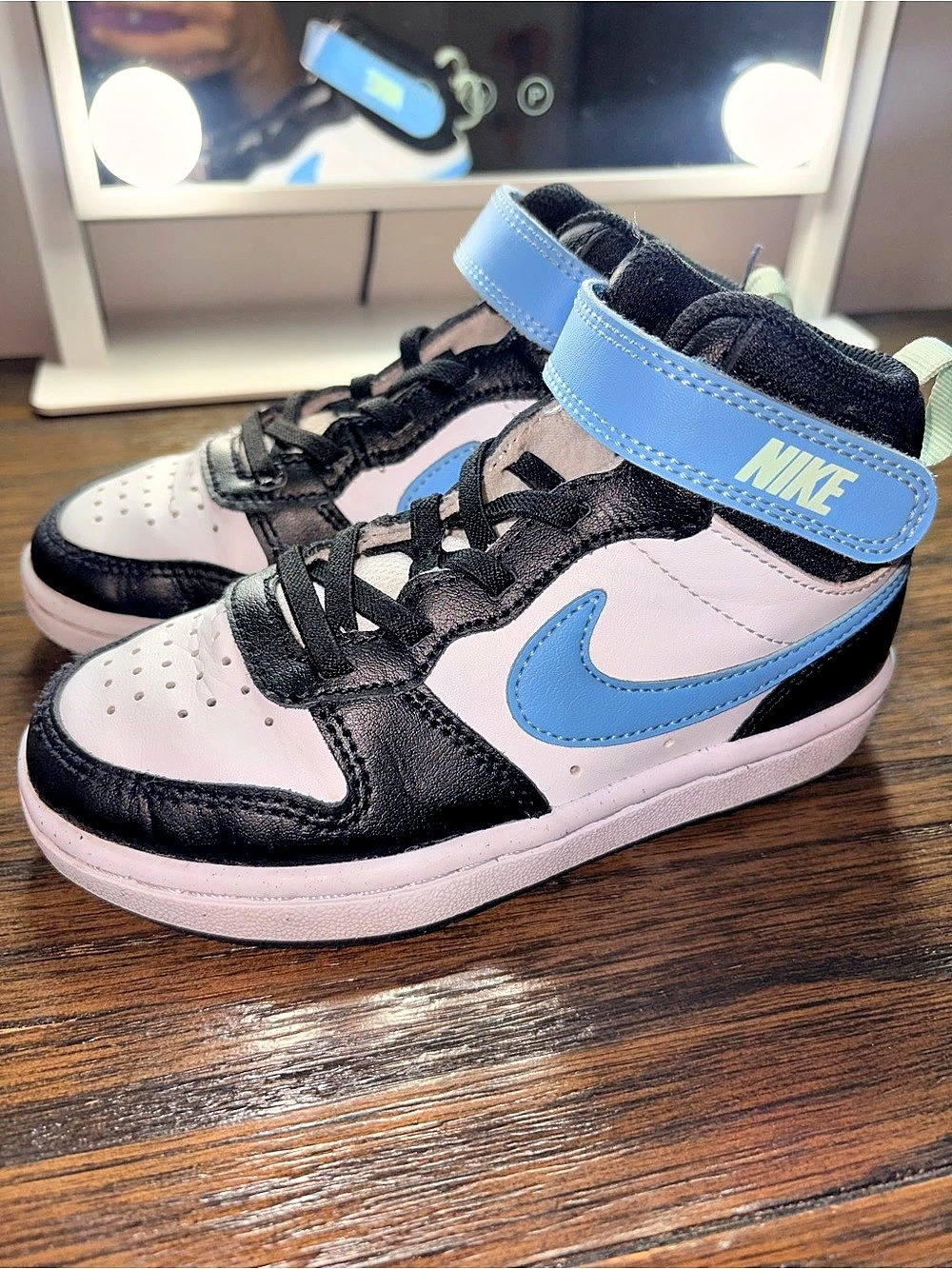 Nike shoes for boys US 11C Black & Blue